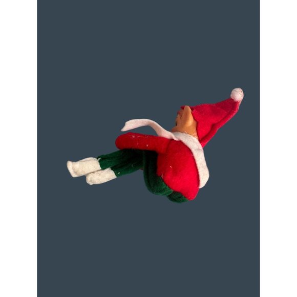 Vintage Midcentury Kneehugger Elf With Rubber Face & Felt Body - Picture 3 of 7